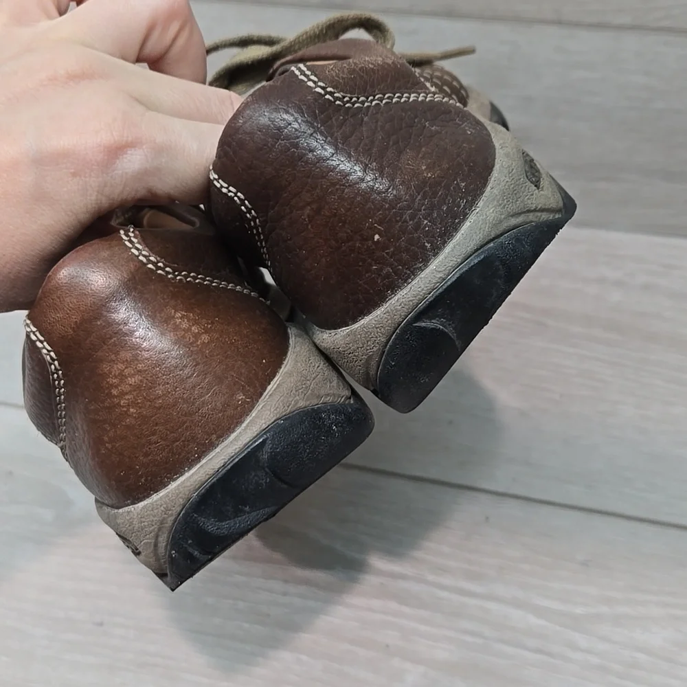Keen Men's Brown Casual Leather Lace-Up Shoes Sneakers Sz 7